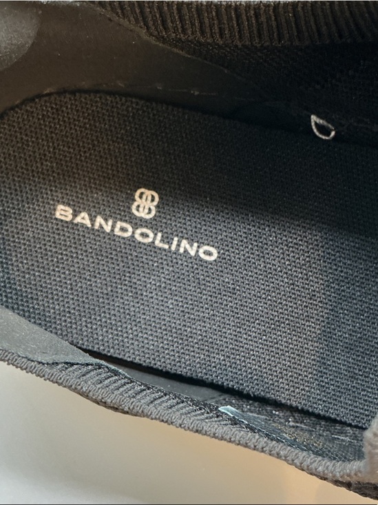 Bandolino Bryce Black Knit Slip-On Sneakers with Bow, NEW, size 12